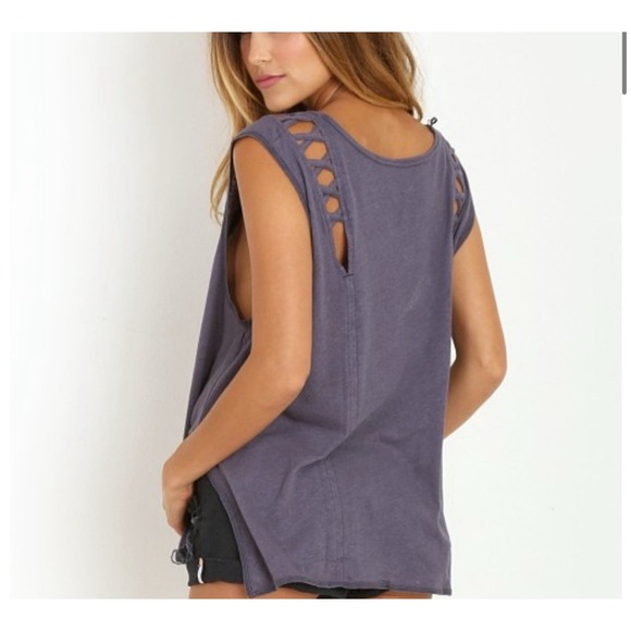 We The Free Tops - We The Free Summer's End Top Vintage Free People Muscle Tee Oversized Woman's S
